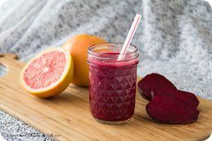 pink grapefruit and beet juice for aging
